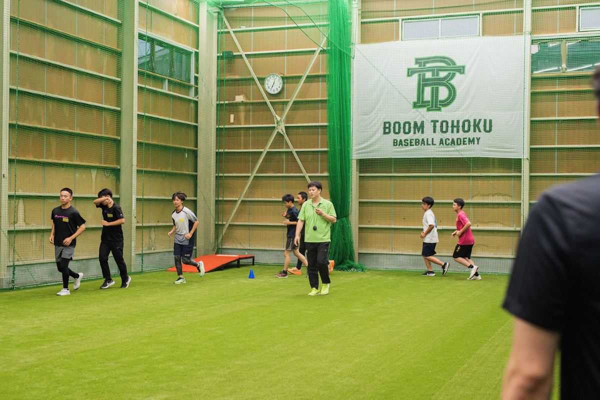 中学生クラスの練習風景